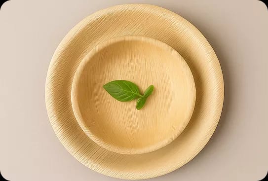 Eco-friendly areca leaf plates
